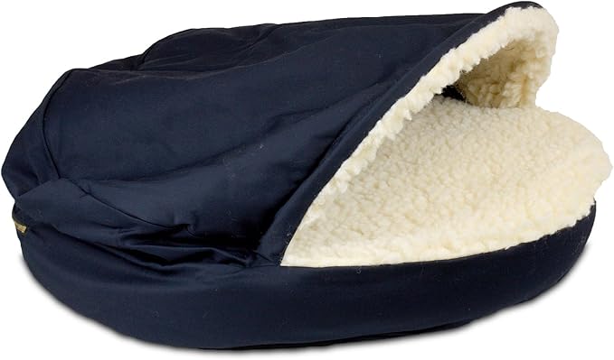 Snoozer Orthopedic Cozy Cave Pet Bed, Small - Navy