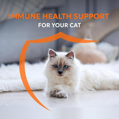 Nutramax Imuquin Immune Health Supplement for Cats, with Astaxanthin and Beta Glucans, 30 Sprinkle Capsules