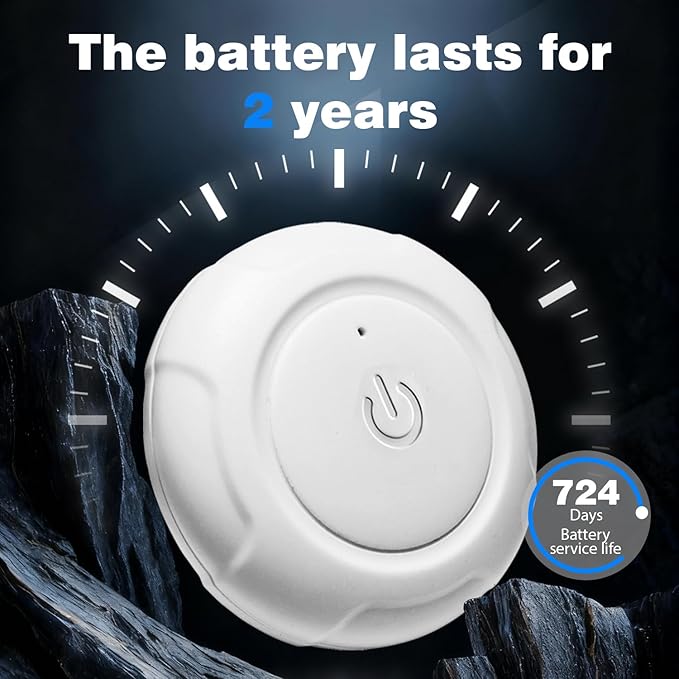 2025 GPS Tracker for Vehicles, Cars & Kids–Real-Time Tracking with Worldwide Coverage | No Monthly Fee & No SIM Needed | IP67 Waterproof | Long Battery Life | Compatible with iPhone & Android
