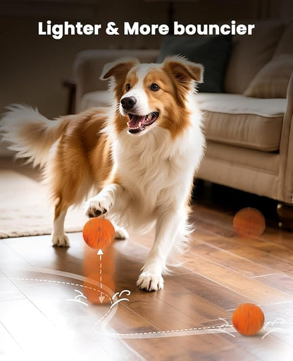 Xeuch Smart Interactive Dog Balls, Automatic Moving Ball for Medium and Large Dogs, ETPU New Material, Motion Activated Rolling & Rotating Bouncy Toy for Dog Enrichment & Stimulation