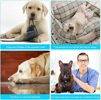 SOMOYA Dog Self Cooling Mat Pet Washable Cooling Pads Blanket Sleeping Kennel Mat,Ice Silk Sleep Mat Pad Non-Toxic Breathable Sleep Bed Beach for Large Dogs Cats (Blue, 27.5x39.4 in)