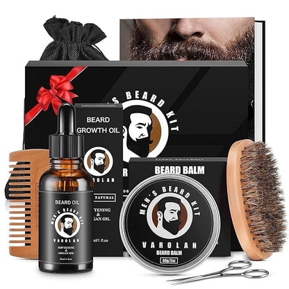 Varolan Birthday Gifts for Men, Mens Gifts, Unique Beard Care Kit for Men Best Friends Male Dad Brother Husband Fiance Him Boyfriend Coworker, Gift Ideas Gifts for Him