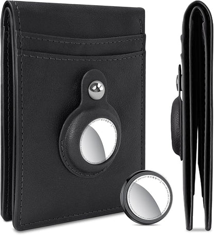 Air Tracker Tag 1-Pack (Black), Tukio Bluetooth 5.3 Tracker Tag for Apple Find My App(iOS Only), Replaceable Battery, 100dB Alarm Sound, Item Locator Smart Tag for Wallets, Keys, Bag, Luggage and More