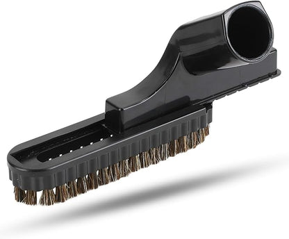 Vacuum Upholstery Brush Tool with Detachable Brush Compatible with 1.25” Vacuum Attachments Compatible with Shop Vac, Bissell, Nutone, Eureka, Beam and other Central Vacuums