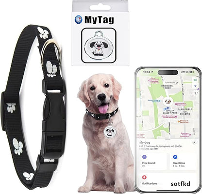 Dog Tracker-GPS Dog Collar-GPS Tracker for Dogs-Pet Tracker | Dual-System Tracker | Android and iOS Universal | No Monthly Fee | Waterproof | Works with Any Collar