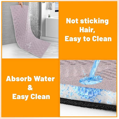 Manificent Non-Slip Pet Bed Mat for Back Seat Extender, Hair Resistant Dog Blanket for Hard Bottom Dog Car Seat Cover, Anti Slip Pet Linner Backseat Cover Blue/Plaid