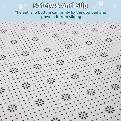 Dog Crate Pad Mat, Waterproof Kennel Cage Mat, Cooling Pet Bed for Small Medium Dogs, Outdoor Pet Bed with High Resilience Foam,Wipe Clean & Easy Rinse, Anti Slip 30 inch Graphite Grey
