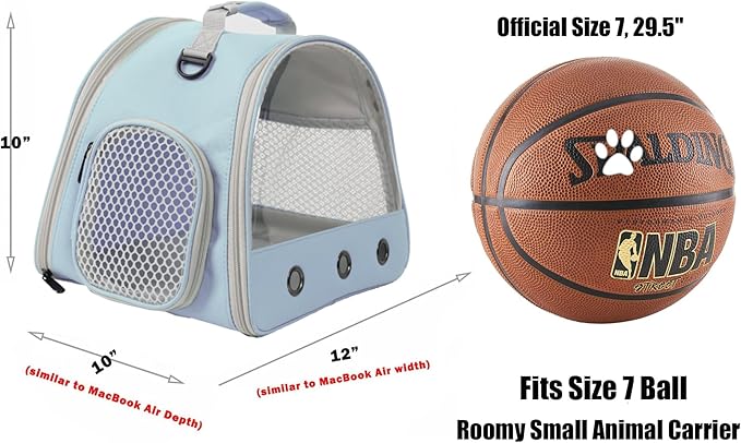 2-Pack Guinea Pig Carrier Backpack and Playpen with Lid, Breathable Pet Playpen Pop Open Exercise Fence, Portable Small Animal Cage for Rabbits, Chinchillas, Squirrel, Lizard, Sugar Glider