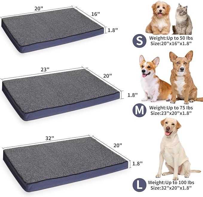 MARUNDA Outdoor Pet Heating Pad for Dogs & Cats - 100% Waterproof Outdoor Heated Cat Bed with Double Built-in AutoThermostat - Heated Pet Bed for Outside Animals (19.6 X 16 Inch, Unheat)