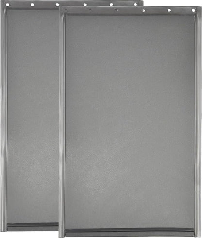 AMZOO Extra Large Replacement Dog Door Flap - Compatible with PetSafe PAC 11-11040, Measures 13 3/4” x 24 3/8” - Durable and Flexible（2 Packs）
