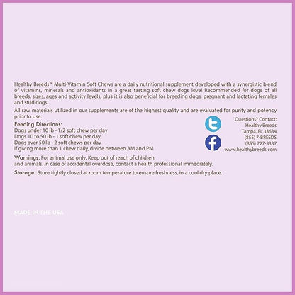 Healthy Breeds Welsh Springer Spaniel Multi-Vitamin Soft Chews 60 Count
