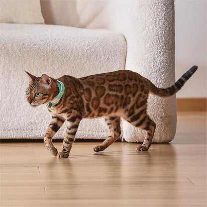 Automatic Cat Toys Laser Collar with Red Light, Interactive Cat Toys for Bored Indoor Cats, Rechargeable Electric Laser Pointer Cat Toy Wearable Collar for Kitten