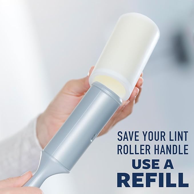 Scotch-Brite Everyday Clean Lint Roller, Lint Roller for Pet Hair, Clothing, Furniture and More, 5 Lint Rollers, 95 Sheets/Roller, 475 Sheets Total, Lint Remover for Clothes, Pet Hair Removal