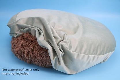 Round Cat and Dog Bed Cover Replacement 20 Inch Sage Green