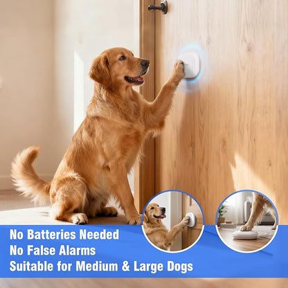 ChunHee Dog Door Bell for Potty Training –Smart Wireless Dog Bell to Go Outside, 500Feet with IP55 Waterproof, 32 Melodies & 5 Volume Levels(1 Receiver + 2 Buttons)