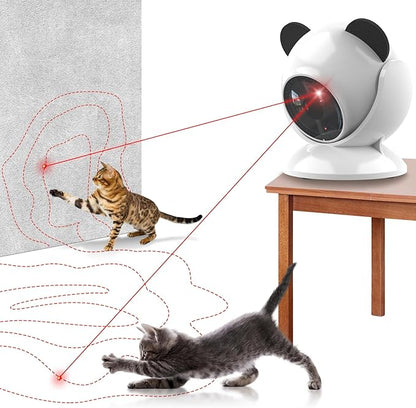 umosis Automatic Cat Laser Toy Interactive Cat Toys for Indoor Cats/Kitty/Dogs,Laser Cat Toys for Bored Indoor Adult Cats