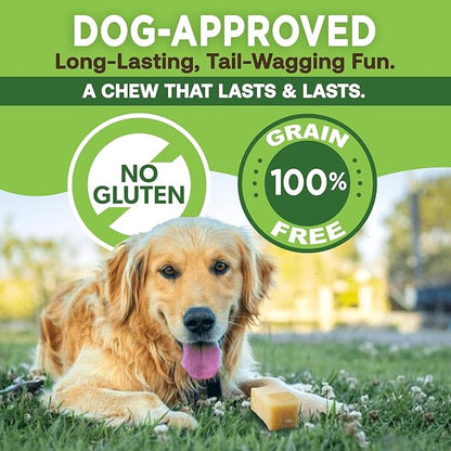 EcoKind Yak Cheese Himalayan Dog Chews, Yak Chews for Medium Dogs, Long Lasting Bone for Aggressive Chewers, 3 Ingredients, Natural High Protein Treats, No Additives, Lactose Free, Medium - 12 Chews