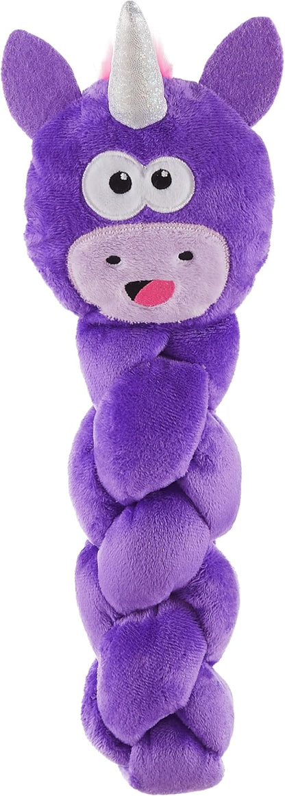 Outward Hound by Nina Ottosson Twistiez Interactive Plush Dog Treat Puzzle, Unicorn, Purple