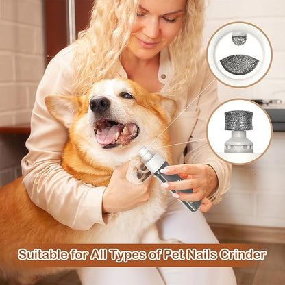 4 in 1 Dog Grooming Kit with LED Display, Dog Grooming Clippers with 4 Guide Combs, Rechargeable Low Noise Cat Hair Trimmer, Pet Paw Trimmer for Cat Dogs Paws Face Ears