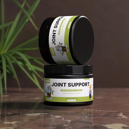 Joint Support with Green Lipped Mussel & Turmeric – Hip & Joint Supplement for Dogs & Cats, 175g (350 Servings) Kubi Pets