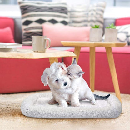 – Pet Bed Crate Pad | Small-Sized Dog Crate Pad Measures 28 x 14 x 3 |Cat or Dog Mattress Features Soft, Padded Sleep Area | Machine Washable Pet Crate Pad with Anti-Skid Bottom | Gray