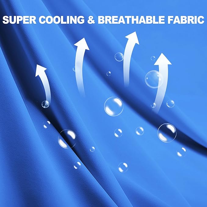 Dog Cooling Mat, Super Thick Cold Memory Sponge Cooling Mat for Dog,Foldable Crate Pet Bed, (Q-Max > 0.45) Long-Lasting Cool & Keep Your Pet Cool. (XX-Large - (51 x 43 Inch))