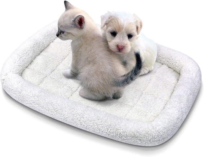 – Pet Bed Crate Pad | Small-Sized Dog Crate Pad Measures 28 x 14 x 3 |Cat or Dog Mattress Features Soft, Padded Sleep Area | Machine Washable Pet Crate Pad with Anti-Skid Bottom | Gray