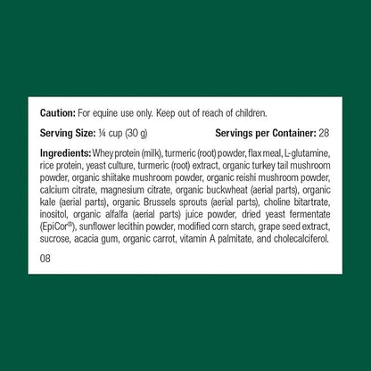Standard Process Inc. Equine Immune Support - Dietary Supplement for Equine Health - Immune System Support with Vitamin A & Whey Protein - Whole-Food Based Horse Supplement - 850 g