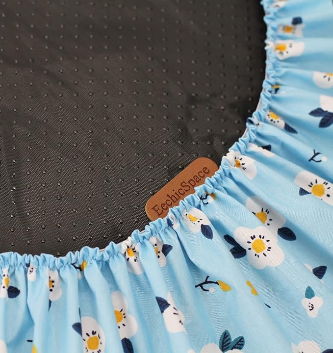 Round Dog Bed Cover Replacement Washable Waterproof Plastic 27 to 28 Inch