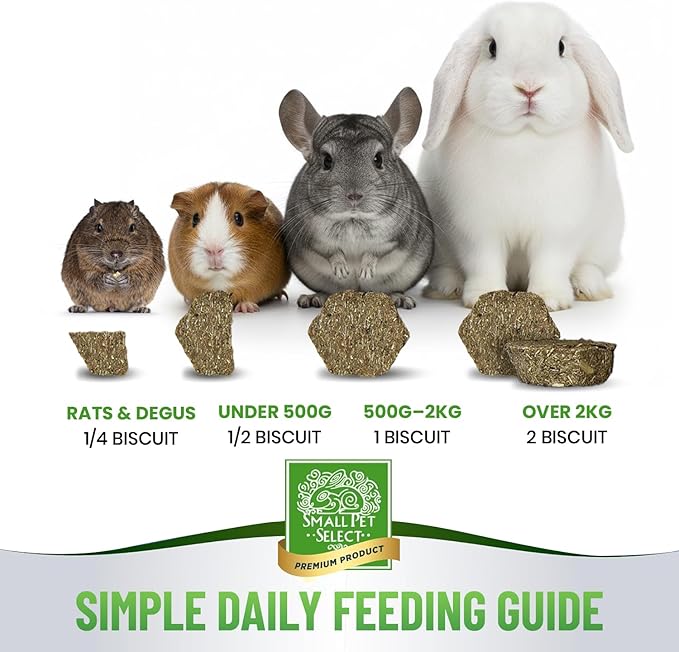 Small Pet Select - Select Care Joint Mobility Support Supplement, Natural High Fiber Timothy Hay Based Treats for Rabbits, Guinea Pigs, Hamsters, Other Small Animals, 4.2 oz