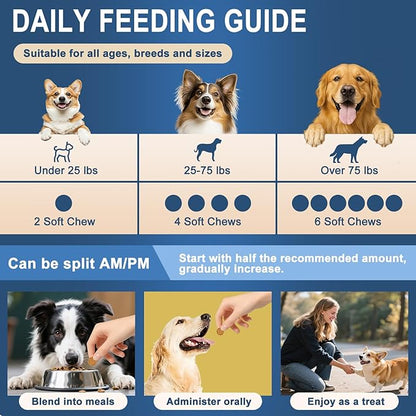 Probiotics for Dogs, Dog Probiotics Chews for Digestive Health & Gut Health, Improve Immune System,Constipation & Diarrhea Relief(Chicken Flavor, 150 Chews)