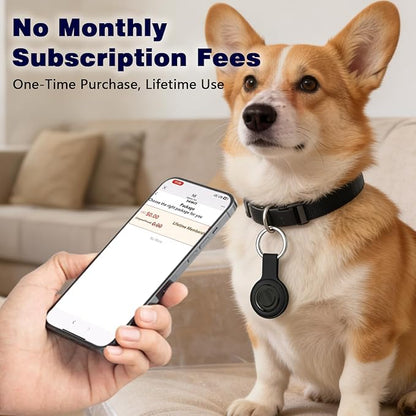 Pet GPS Tracker: A smart Collar with Real-time Location Tracking—no Monthly fees, no SIM Card Required, Real-time Tracking for Small Pets, Compatible with Android and iOS, 356-day Battery Life