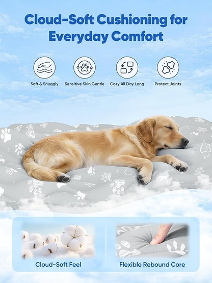 Rywell Super-Absorbent Cooling Mat for Dogs 36"x27" Arc-Chill 3.0 & Color-Changing Dog Cooling Mat, Stay Cool & Dry, Washable, Non-Slip Pet Bed Mat for Floors, Sofas, Kennels