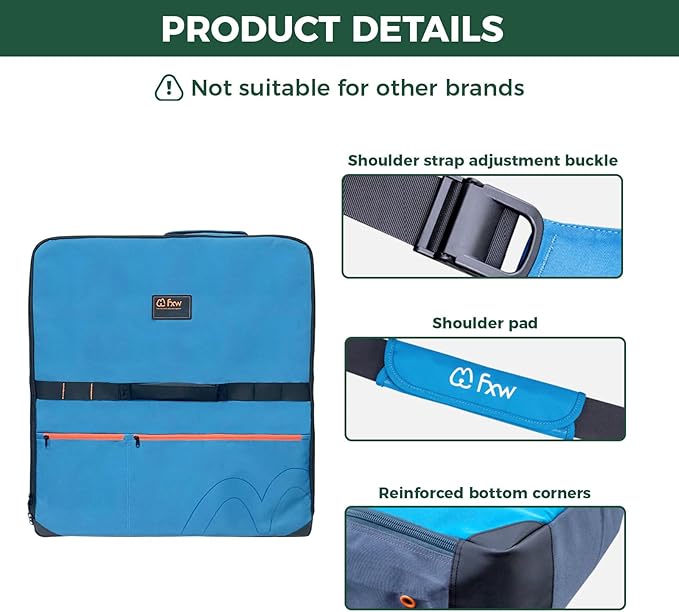 FXW Specialized Dog Playpen Storage Bag (Not Suitable for Other Brands), Designed for RV Trips, Fits 32" H 8 Panels and 9 Stakes, 1 Pack│Patented
