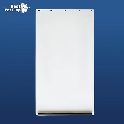 Best Pet Flap Large Replacement Dog Door Non PVC Flap Fits PetSafe PAC11-11039 - Measures 10 1/8" x 16 7/8" Longer Lasting, Most Energy Efficient, Less Shrinkage, BPA Free (Pack of 2)
