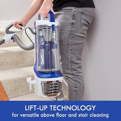 Kenmore DU5080 Bagless Upright Vacuum Lift Cleaner 2-Motor Power Suction with HEPA Filter, 3-in-1 Combination Tool, Pet Handi-Mate for Carpet, Hard Floor, Navy, 2 Liters