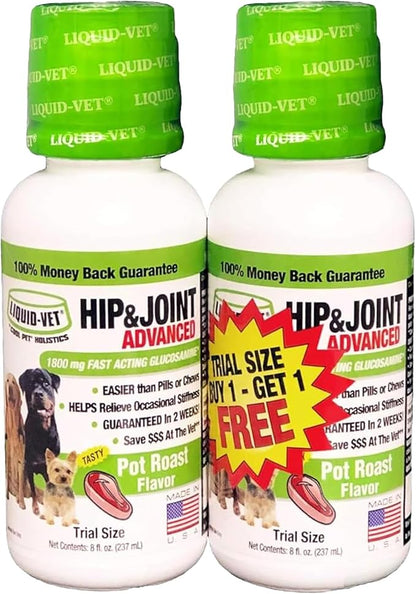 K9 Hip & Joint Advanced Formula, Pot Roast Flavor, 8 oz Trial Size Buy 1 Get 1 FREE