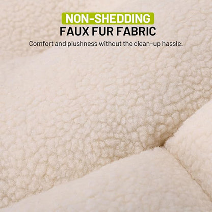 Cat Beds for Indoor Cats,Washable Round Pet Bed for Puppy and Kitty,Super Soft Durable Fabric Pet Beds, Washable Luxury Cat & Dog Bed 20.8inch
