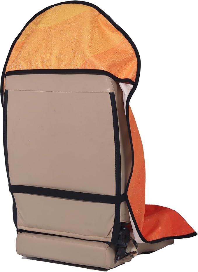 Car Seat Cover Protector Front Seats,for Gym Workout,Running,Swimming,Beach and Hiking,Waterproof Sweat Towel Bucket Seat Covers for Cars SUV Trucks (Orange, 1Pcs)