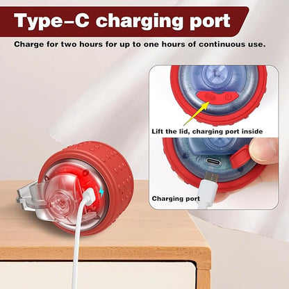 Muhhiba Interactive Dog Toy,Electric Dog Toy Can Move Freely,Rechargeable Dog Ball is Suitable for Use Both Indoors and Outdoors