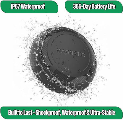 Magnetic Hidden GPS Tracker for Vehicles – 365 Days Battery Life, No Subscription, Car Tracker Device Hidden (Android Tracker)