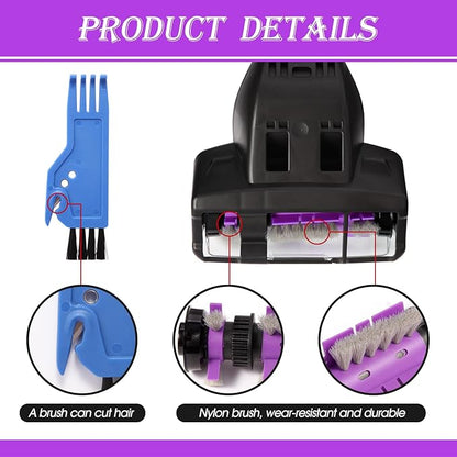 Upgraded 1.35in 2252 Pet Turbine eraser Hair Brush Tool Attachment for Bissell Cleanview Swivel Pet Crosswave 2252 2489 2486 2254 22543 24899 3437F 3774F 27909 Vacuum Replacement Parts 1608089 Purple