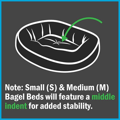 Majestic Pet Suede Shredded Memory Foam Mix Calming Dog Bed Washable - Cozy Soft Round Dog Bed with Spine for Head Support - Fluffy Donut Dog Bed, 24 Inch, Stone
