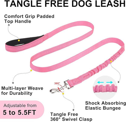 BEAUTYZOO Dog Harness Small Sized Dogs,2.0 Upgraded No Pull Front Adjustable Dog Harness and Leash Set,Escape Proof Soft Puppy Vest with Handle,Reflective Lightweight Step in Harness for Girl Boy Dogs