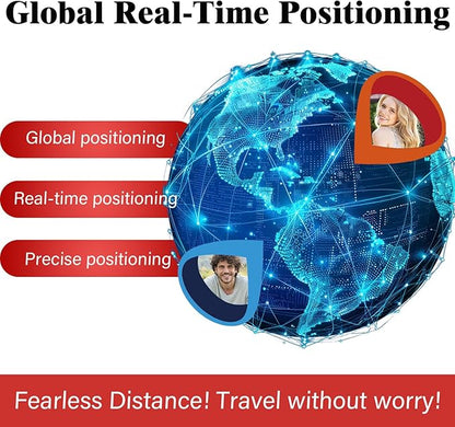 GPS Tracker for Vehicles Cars Trucks Motorcycles, Real-Time Magnetic GPS Tracking Device, Long Standby No Monthly Fee No SIM No Subscription, GPS Tracker for Pets Dogs Kids Luggage Valuables