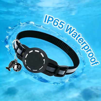 GPS Collar for Cats,Pet Tracker (Android Only) Smart tag,Waterproof Compatible with Google Find My,No Monthly Fee,Advanced Tracking Solution Smart Collar for Pet Safety Ideal Small Large Cats