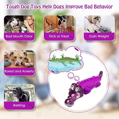 Jeefome Dog Chew Toys for Aggressive Chewers: Puppy Teeth Chew Toy -Indestructible Dog Toys for Small Meduium Large Breed