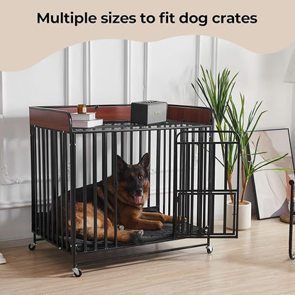 Chew Proof Dog Crate Pad - Indestructible Durable Dog Bed for Aggressive Chewers, Machine Washable & Waterproof Indoor Outdoor Tough Kennel Pad for Small Dogs (Small (18"x29"))