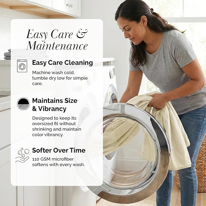 Southshore Fine Living, Inc. 6-Piece, 21-Inch Deep Pocket King Sheet Set, Cream King Sheets Deep Pocket, Full Elastic Fitted Sheet, Oversized Flat, 4 Pillow Cases, Machine Washable, Microfiber, Cream