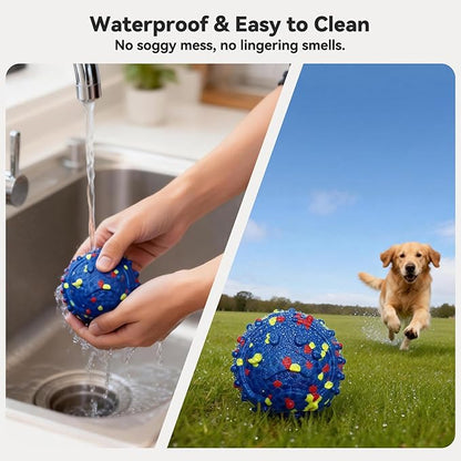 Smart Interactive Dog Toys Dog Ball, Chew-Resistant E-TPU Material, Auto Bouncing & Rolling, IP54 Waterproof, Interactive Dog Ball for Medium and Large Dogs, Indoor & Outdoor